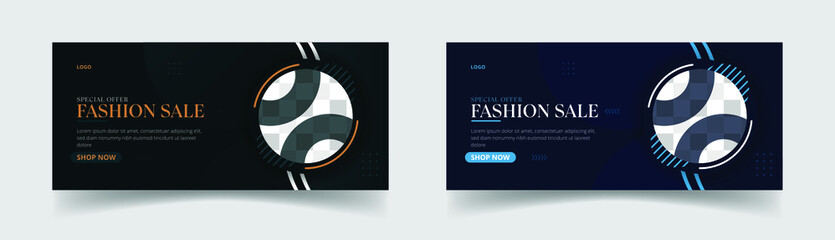 Facebook cover. Flash sale social media banner design.banner design for ads, banner social media, banner fashion sale background. facebook cover photo design. Black friday sale. poster, ad. _JM