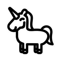 unicorn icon or logo isolated sign symbol vector illustration - high quality black style vector icons
