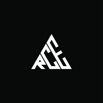RCE letter logo creative design. RCE unique design
