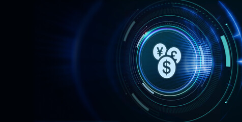 Business, Technology, Internet and network concept. ICO Initial Coin Offering.