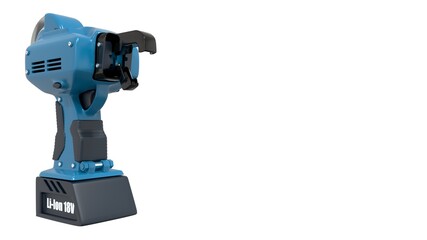 electrical reinforcing steel wire tier tool. isolated computer generated industrial 3D rendering