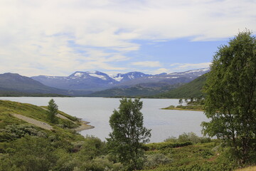 Fototapeta na wymiar malerische Fjordlandschaften in Norwegen 