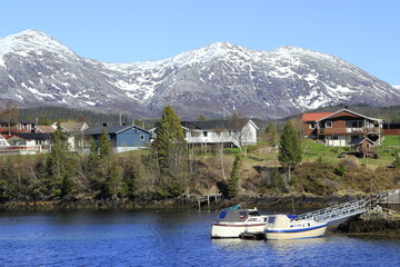 malerische Fjordlandschaften in Norwegen 