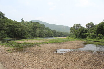 Dried River in the Mountain