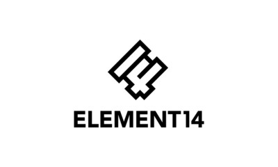 Initial Letter Number E E14 14E Logo Design Inspiration