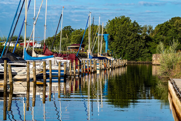 Sommeridylle im Yachthafen