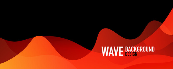 Naklejka na ściany i meble Abstract background - shiny fluid gradients and overlapping waves. Vector Illustration For Wallpaper, Banner, Background, Landing Page