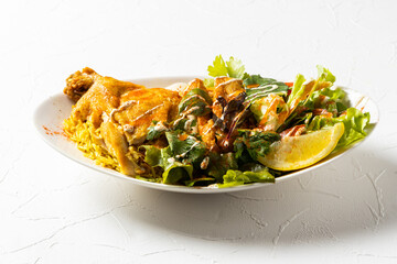 屋台風チキンライス　チキンオーバーライス　chicken rice 