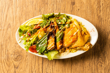 屋台風チキンライス　チキンオーバーライス　chicken rice 