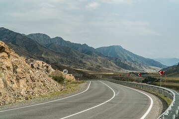 a trip to the Altai mountains in summer periud