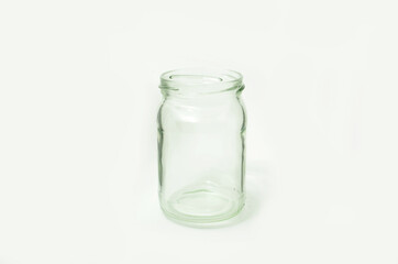 Empty bottle isolated in white background