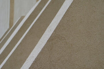 Fototapeta premium Abstract architectural geometric composition. Repetitive archite