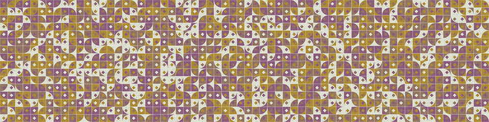 Abstract Geometric Pattern generative computational art illustration