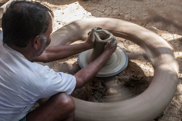 hands of a potter