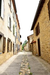 Fototapeta na wymiar Ruelle de Lavaudieu (plus beau village de France)