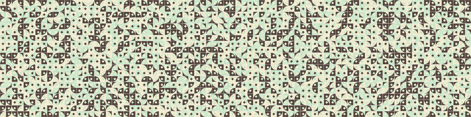 Abstract Geometric Pattern generative computational art illustration