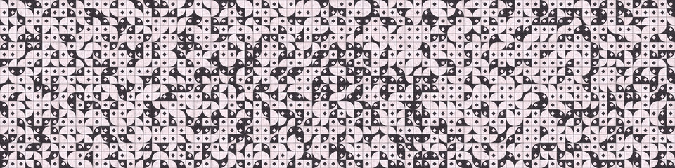 Abstract Geometric Pattern generative computational art illustration