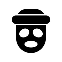 burglar icon or logo isolated sign symbol vector illustration - high quality black style vector icons
