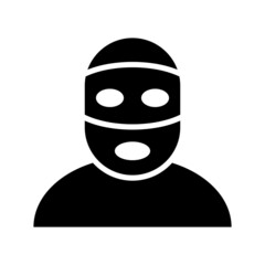 burglar icon or logo isolated sign symbol vector illustration - high quality black style vector icons
