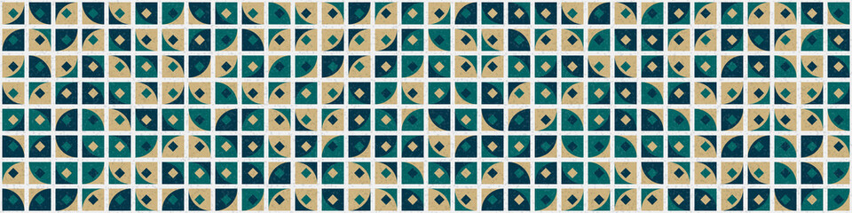 Abstract Geometric Pattern generative computational art illustration