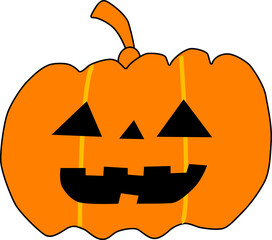 ハロウィンの可愛いかぼちゃ