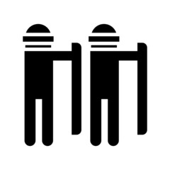 riot police icon or logo isolated sign symbol vector illustration - high quality black style vector icons
