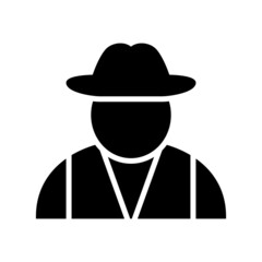 spy icon or logo isolated sign symbol vector illustration - high quality black style vector icons
