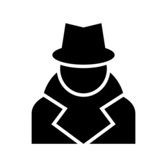 spy icon or logo isolated sign symbol vector illustration - high quality black style vector icons

