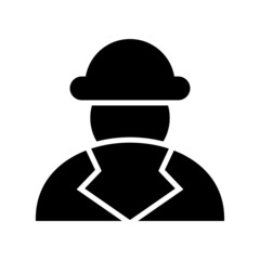 spy icon or logo isolated sign symbol vector illustration - high quality black style vector icons
