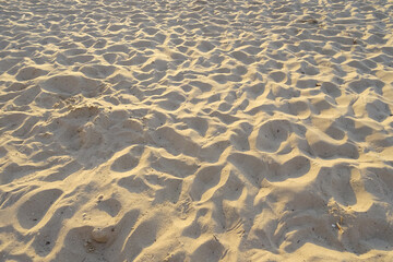 Sand im Licht der untergehenden Sonne