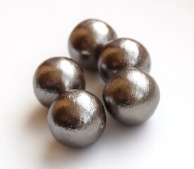 silver christmas balls