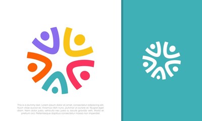 Global Community Logo Icon Elements Template. Community human Logo template vector. Community health care. Abstract Community logo. Social Networking logo designs.