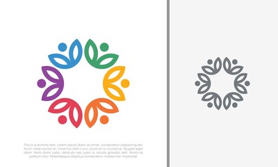 Global Community Logo Icon Elements Template. Community human Logo template vector. Community health care. Abstract Community logo. Social Networking logo designs.