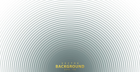 Abstract vector circle halftone black background. Gradient retro line pattern design. Monochrome graphic. Circle for sound wave. vector illustration