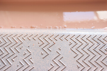 Preparing to paint the wall. Home renovation