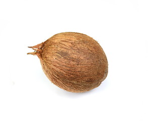 Coconut isolated on white background.