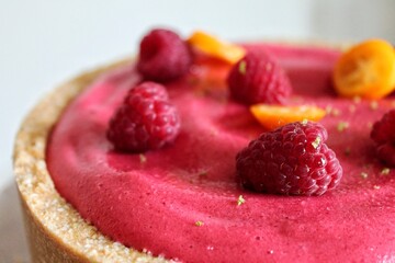 Cheesecake raspberry mohito