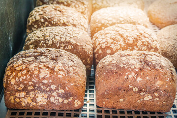 Bavarian , Many bread in bakery
