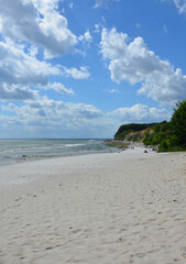 Ostseestrand an der Steilküste in Grömitz 