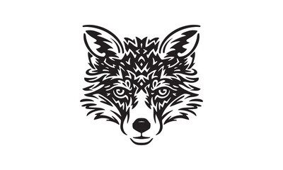 fox logo on white background