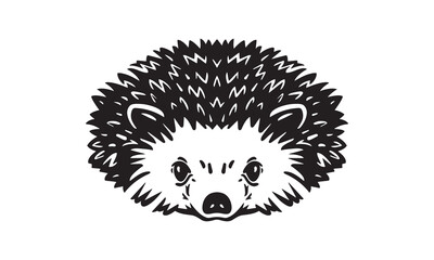hedgehog logo on white background