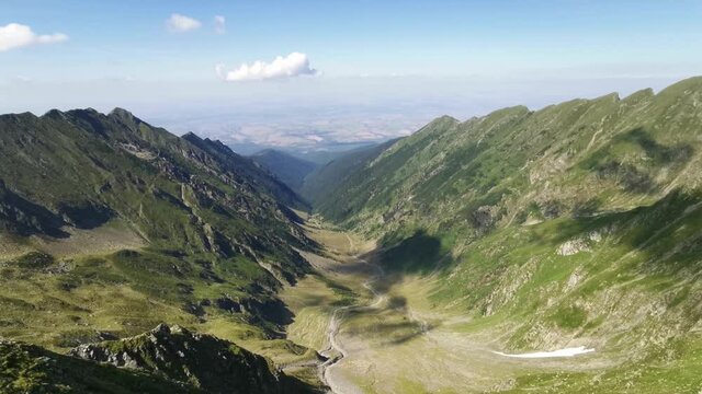 Moldoveanu Peak. Images from the route to Moldoveanu Peak. The highest mountain peak in Romania, 2544 meters. Hiking to the highest mountain Moldoveanu Peak. The Făgăraș Mountains from Romania.