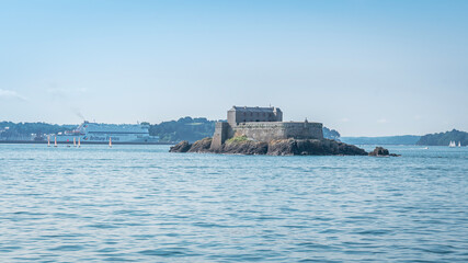 Fort du petit Bé, Saint-Malo, Bretagne, France 