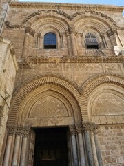 Obraz premium Calvary. Jerusalem. Church of the Holy Sepulcher. 