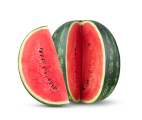 watermelon on white background