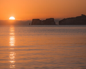 Sunrise at Old Harry Rocks