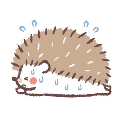 熱中症のハリネズミ2