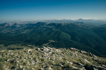 viewpoint of Tahtali Mountain. Tahtali Dagi, Antalya, Turkey