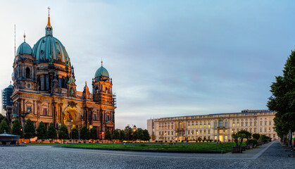 The dome of Berlin Cathedral. Berlin, Germany.