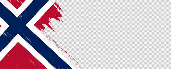 Norway flag with brush paint textured isolated  on png or transparent background,Symbol of Norway,template for banner,promote, design,vector,top gold medal winner sport country